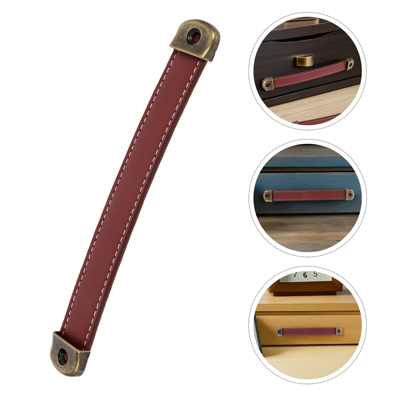 Vintage Furniture Hardware Replacement - 2Pcs PU Vintage Style Cabinet Handle