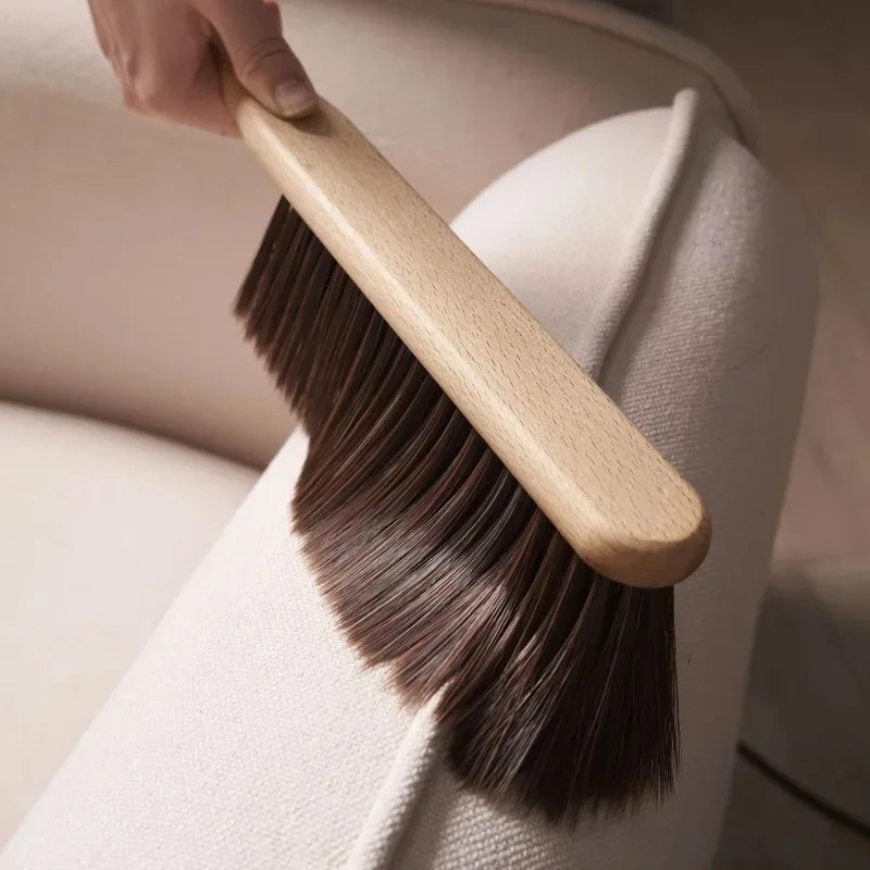 Furniture Hardware For Bed - Natural Wood Handle Brush with Bristles