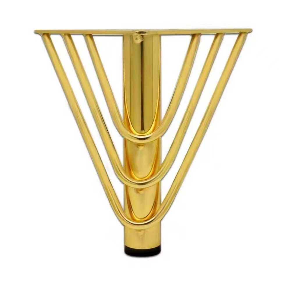 Furniture Hardware Material - Golden Color Furniture Legs Thickened Design