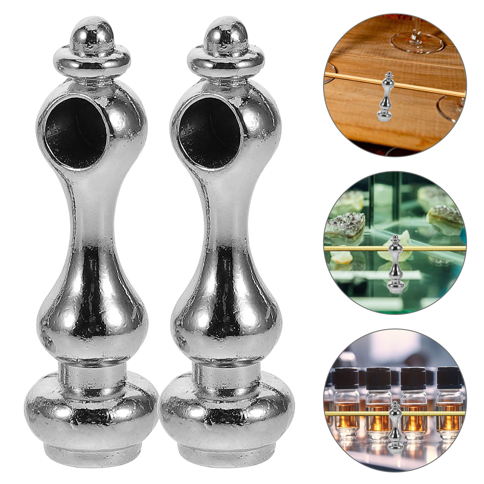 Furniture Hardware - 4Pcs Railing Accessories Furniture Hardware Metal