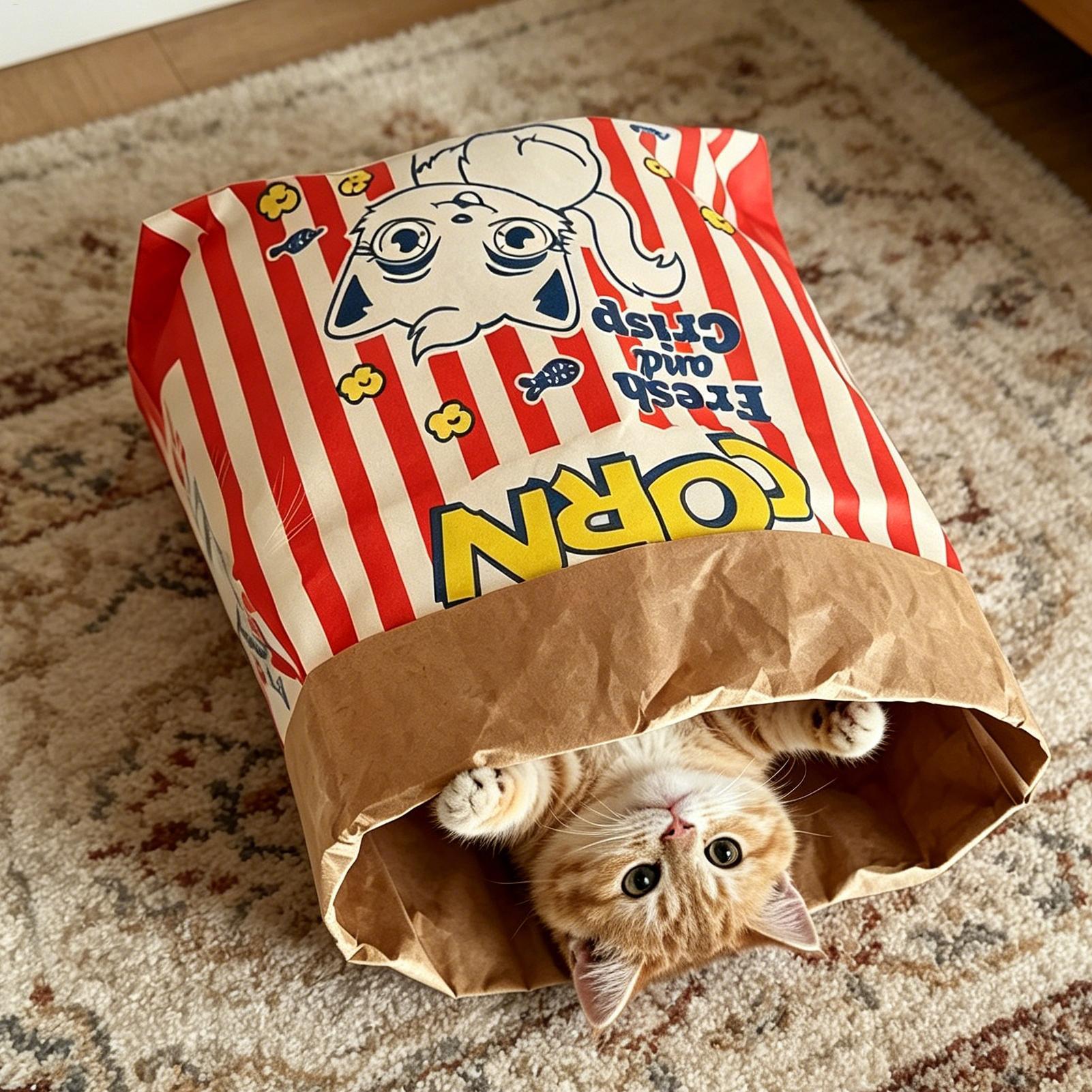 Crinkle Cat Bag Foldable Inter - Furniture Hardware For Bed recension och pris