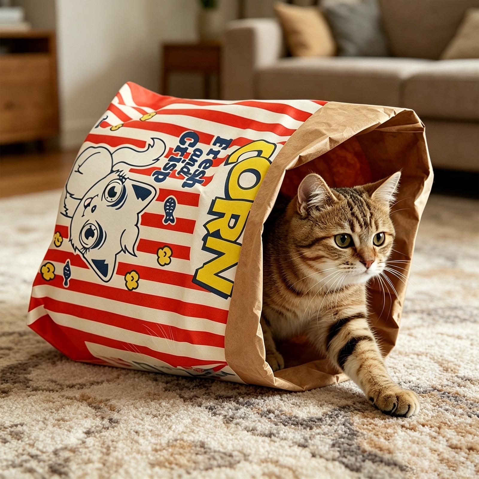 Crinkle Cat Bag Foldable Inter - Furniture Hardware For Bed recension och pris