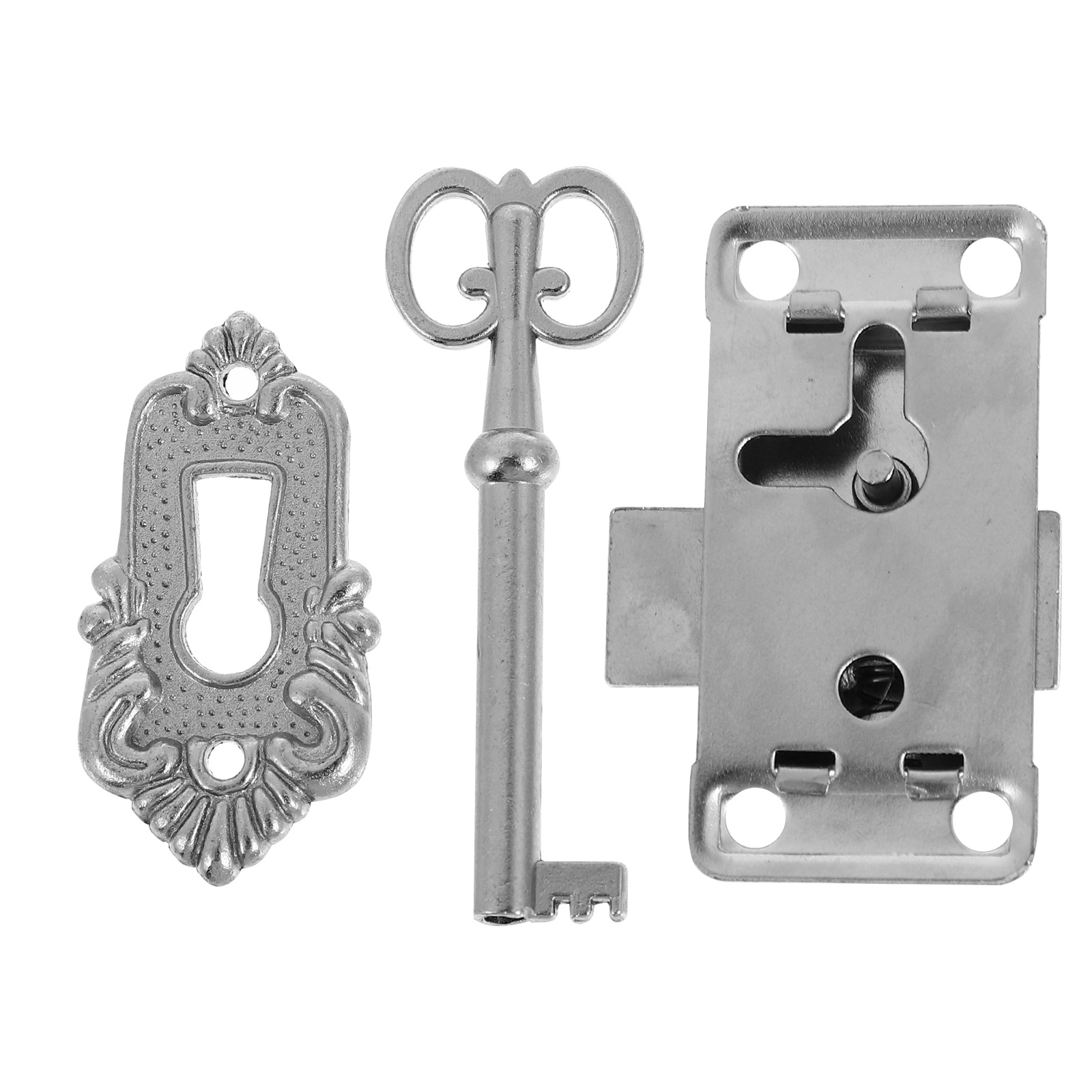 2Sets Lock Set Retro Iron Latc - Vintage Furniture Hardware Replacement recension och pris