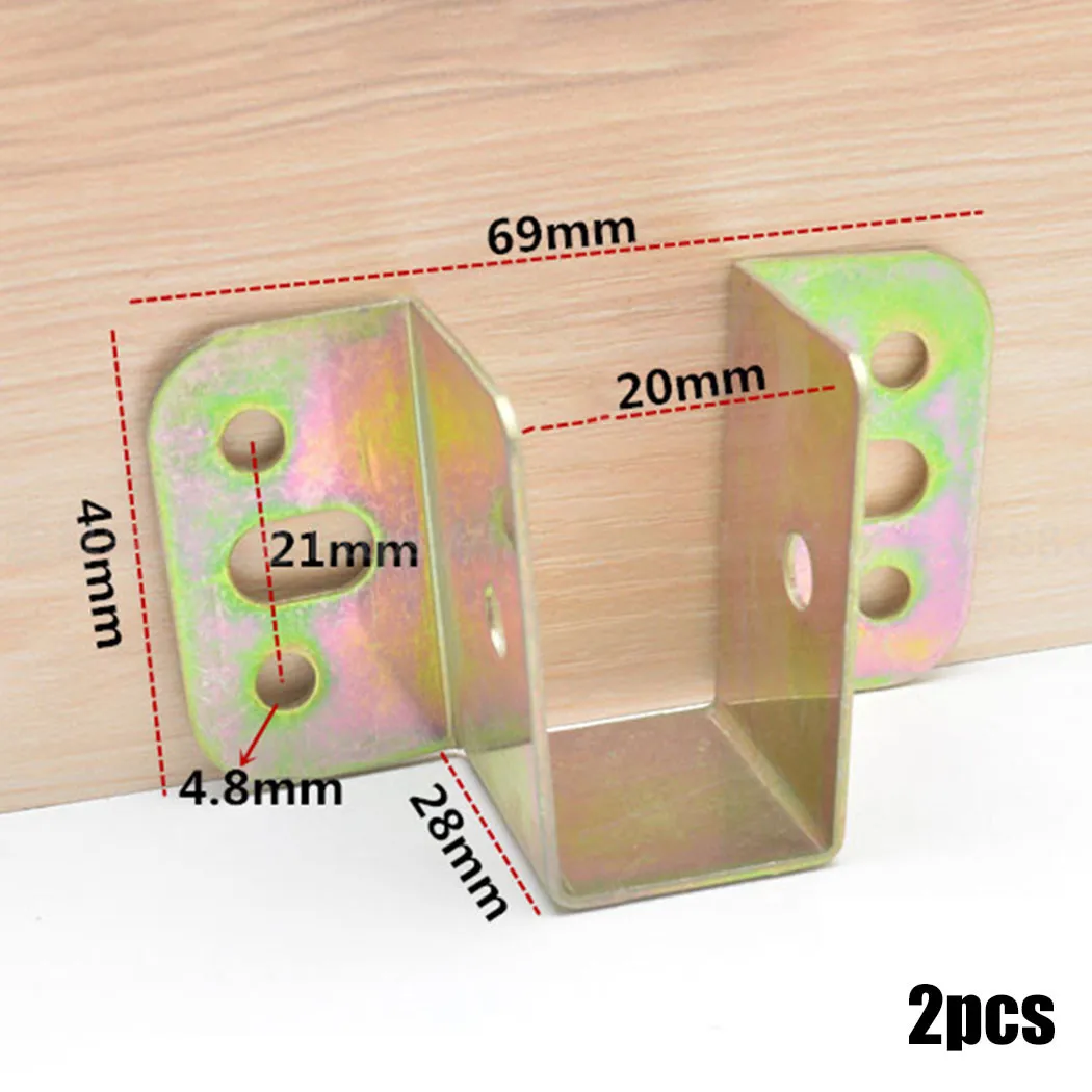 2pcs U Shaped Metal Bed Bracke - Furniture Hardware For Bed recension och pris