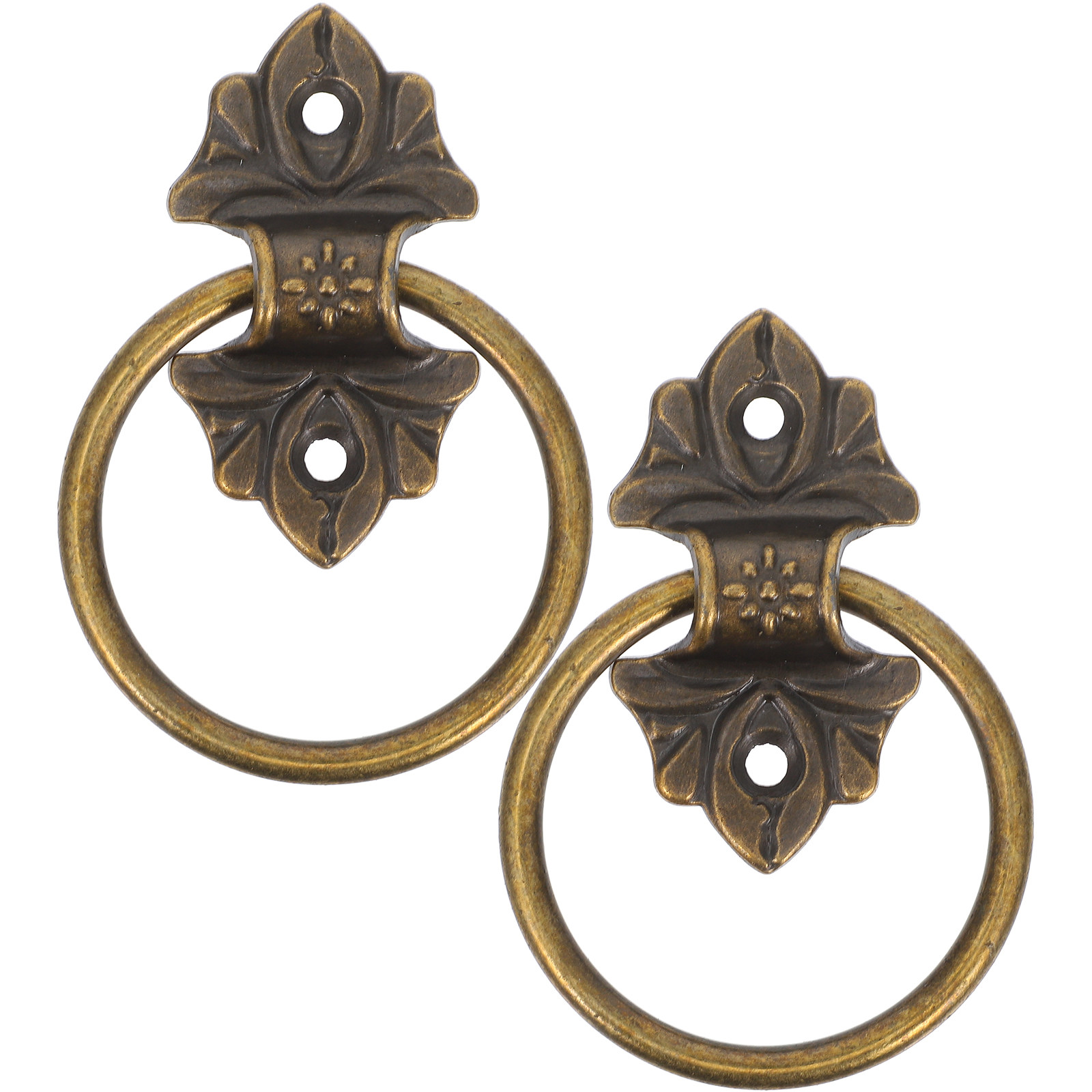 2Pcs Vintage Style Round Ring  - Vintage Furniture Hardware Replacement recension och pris