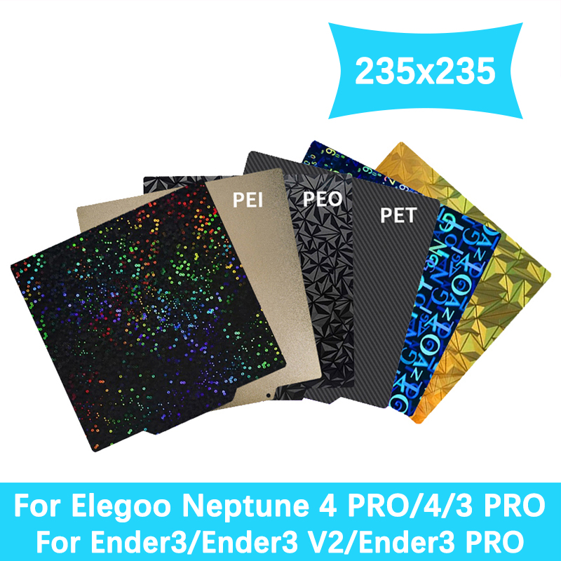 235x235mm PEI PEO PET PEY Spri - Creality Printer K1 recension och pris