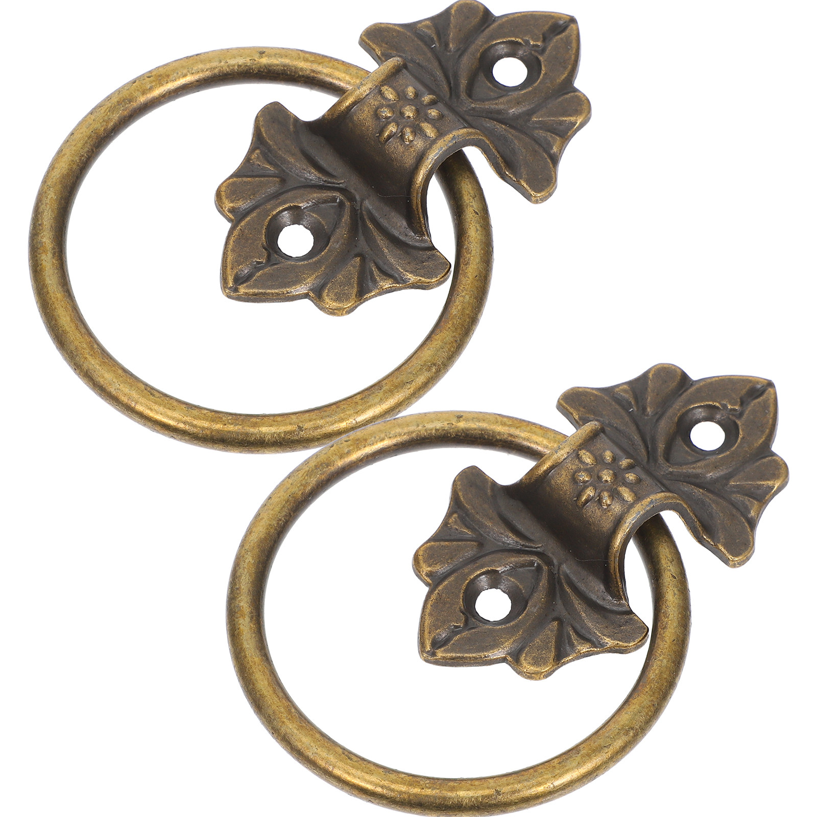 2Pcs Vintage Circle Ring Drawe - Vintage Furniture Hardware Replacement recension och pris