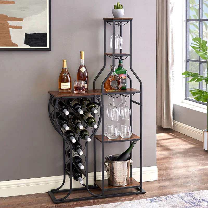 Z@*European-style Iron Wine Ra - Z. A. Furniture recension och pris
