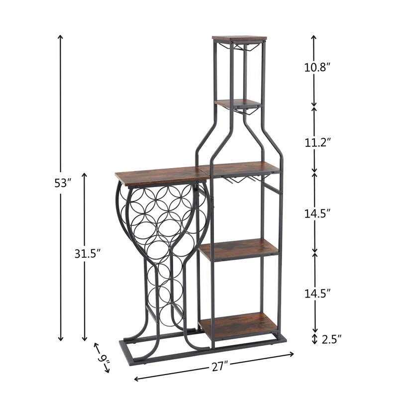 Z@*European-style Iron Wine Ra - Z. A. Furniture recension och pris
