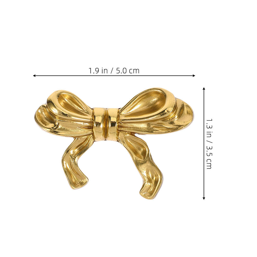2Pcs Brass Bowknot Cabinet Han - Vintage Furniture Hardware Replacement recension och pris