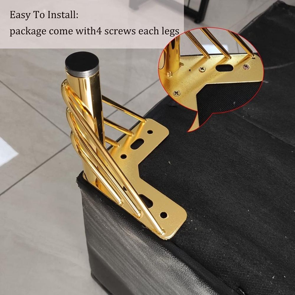 Golden Color Furniture Legs Th - Furniture Hardware Material recension och pris