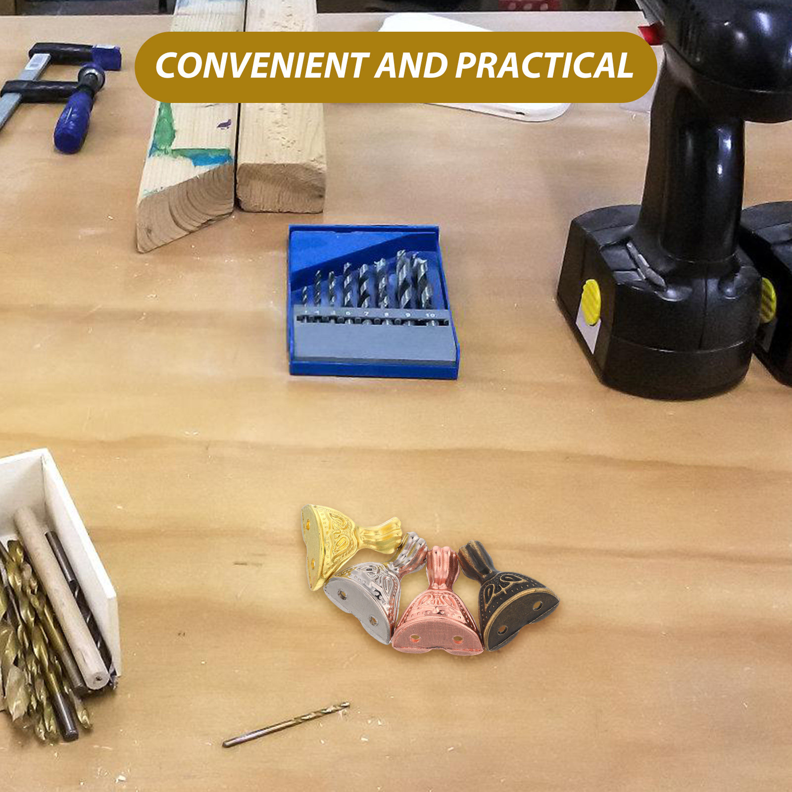16Pcs Style Furniture Feet Vin - Vintage Furniture Hardware Replacement recension och pris
