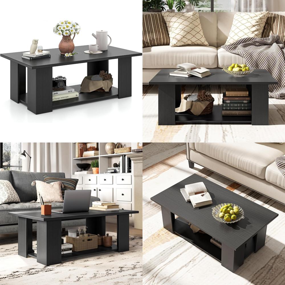 Z Modern Rectangular 2-Tier Co - Z. A. Furniture recension och pris