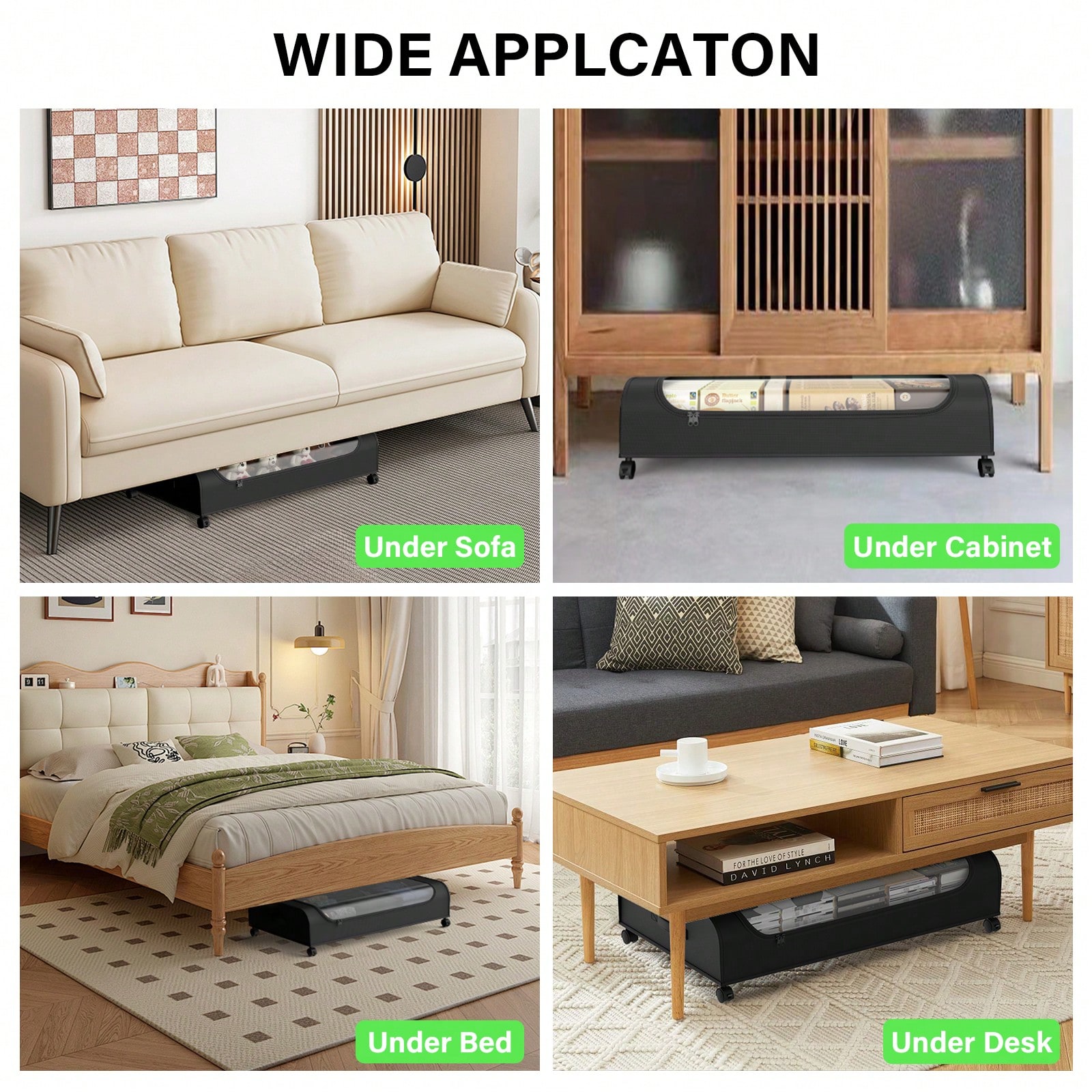 Underbed Storage Organizer Wit - Furniture Hardware For Bed recension och pris