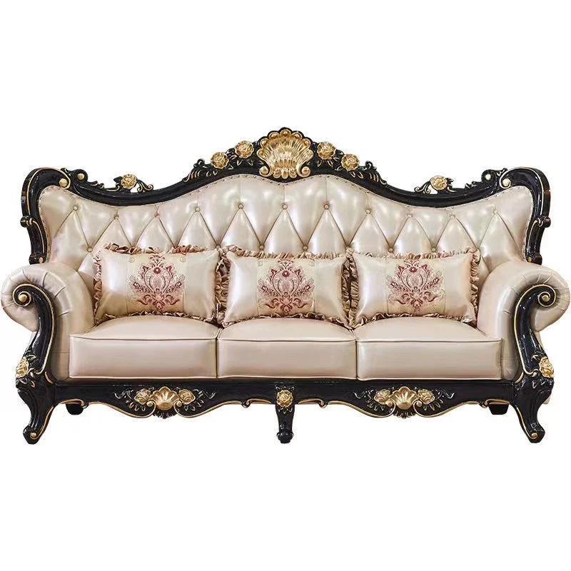 z French Style Sofa Luxury Lea - Z. A. Furniture recension och pris