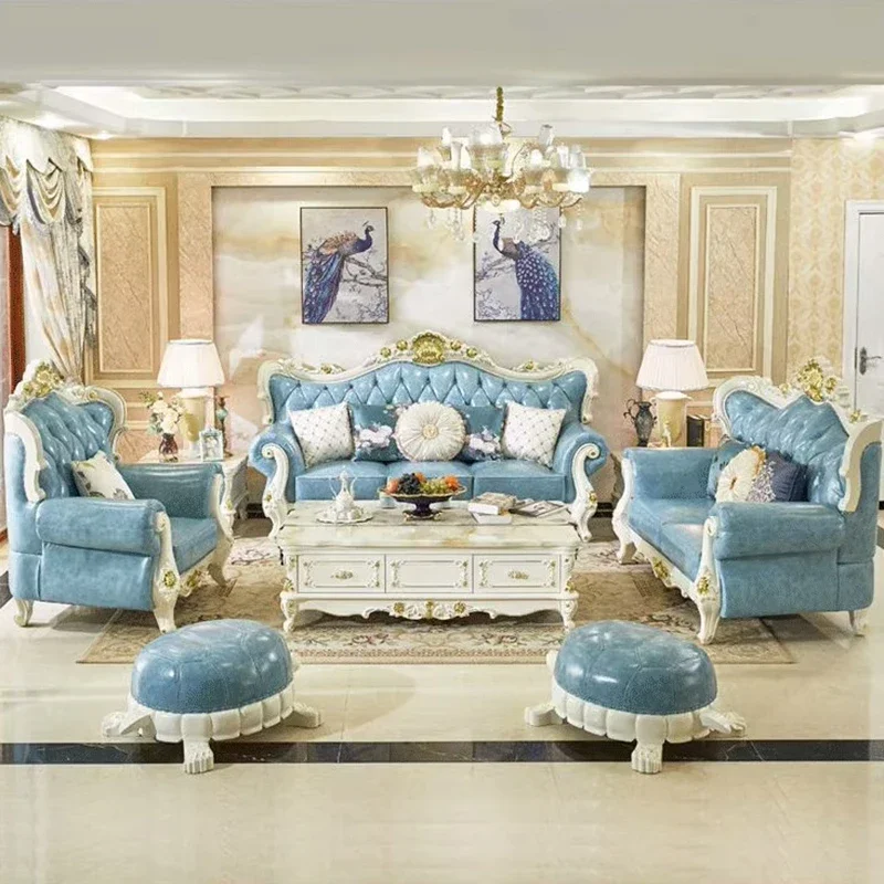 z French Style Sofa Luxury Lea - Z. A. Furniture recension och pris