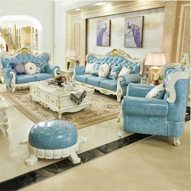 z French Style Sofa Luxury Lea - Z. A. Furniture recension och pris
