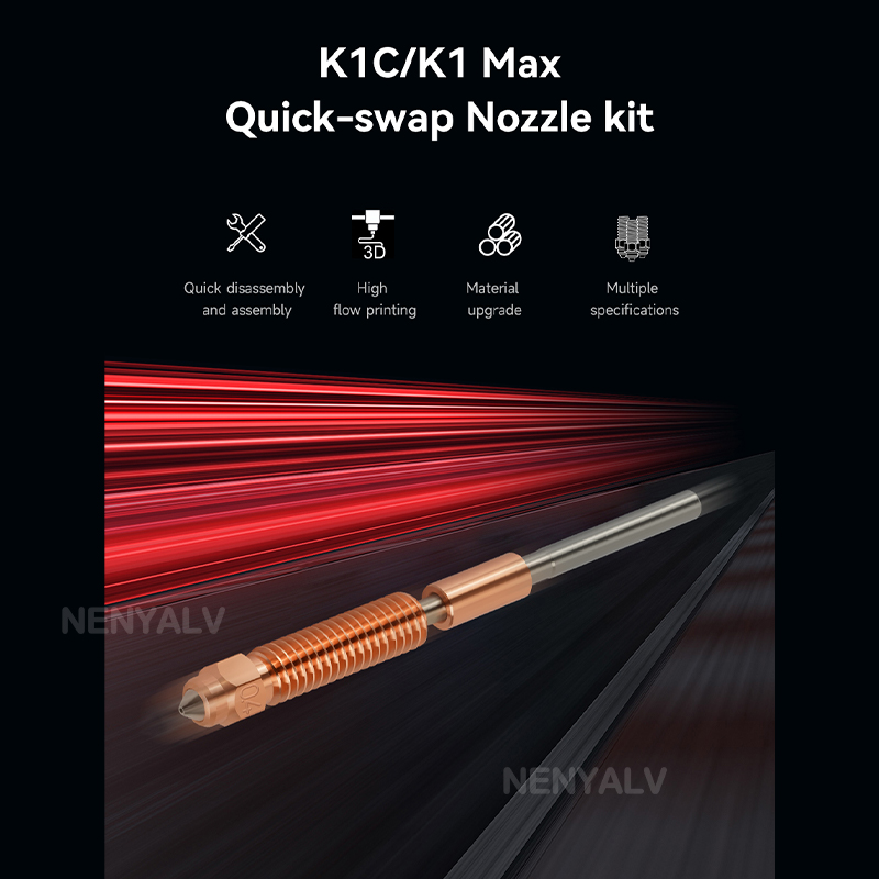 For Creality K1C/K2 SE Nozzle  - Creality Printer K1 recension och pris