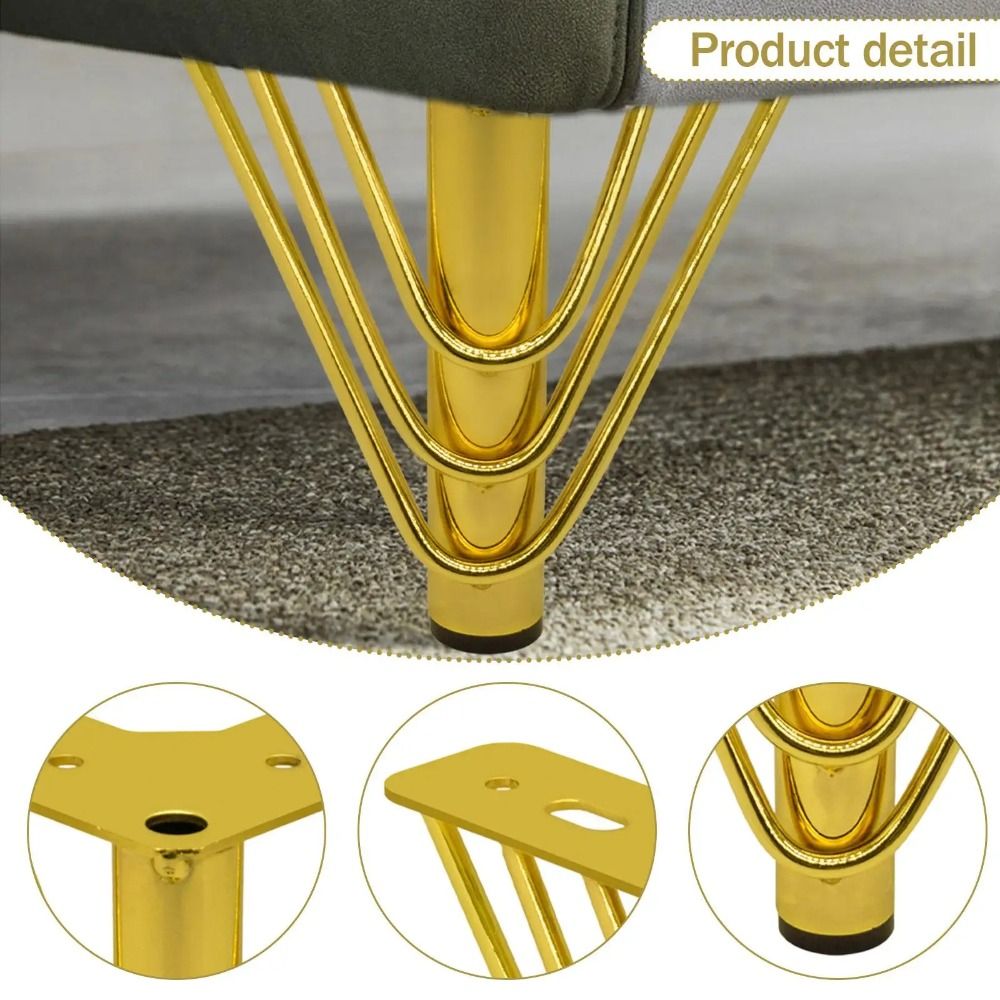 Golden Color Furniture Legs Th - Furniture Hardware Material recension och pris