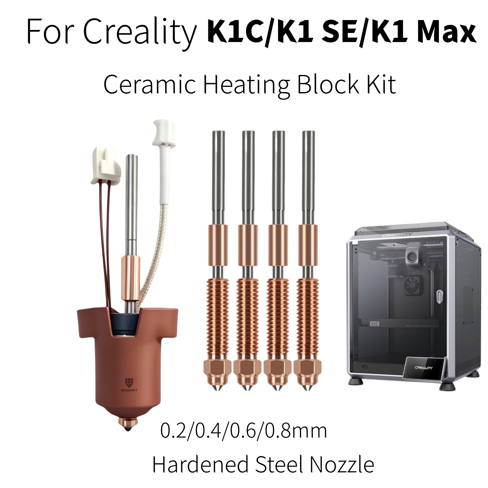 For Creality K1C K1 MAX Hotend - Creality Printer K1 recension och pris