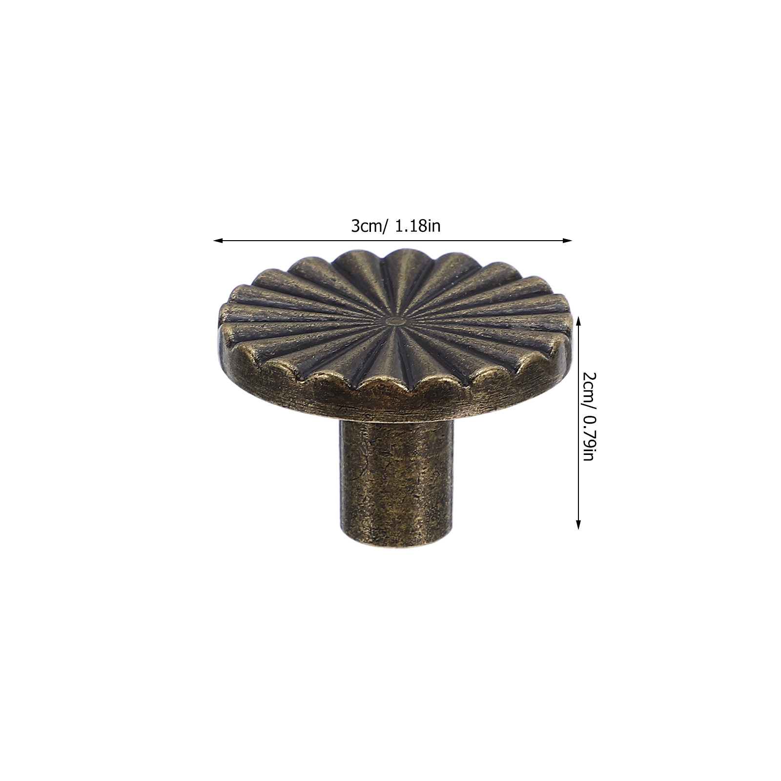 8Pcs Vintage Brass Cabinet Han - Vintage Furniture Hardware Replacement recension och pris